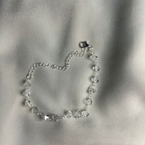 Pulseira Cristais de Luz Prateada