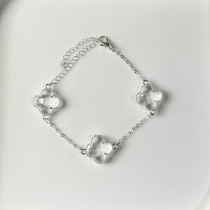 Pulseira Trevo de Cristal