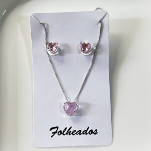Conjunto Quartzo Rosa