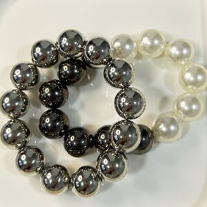 Conjunto de Pulseiras Pérola Imperial